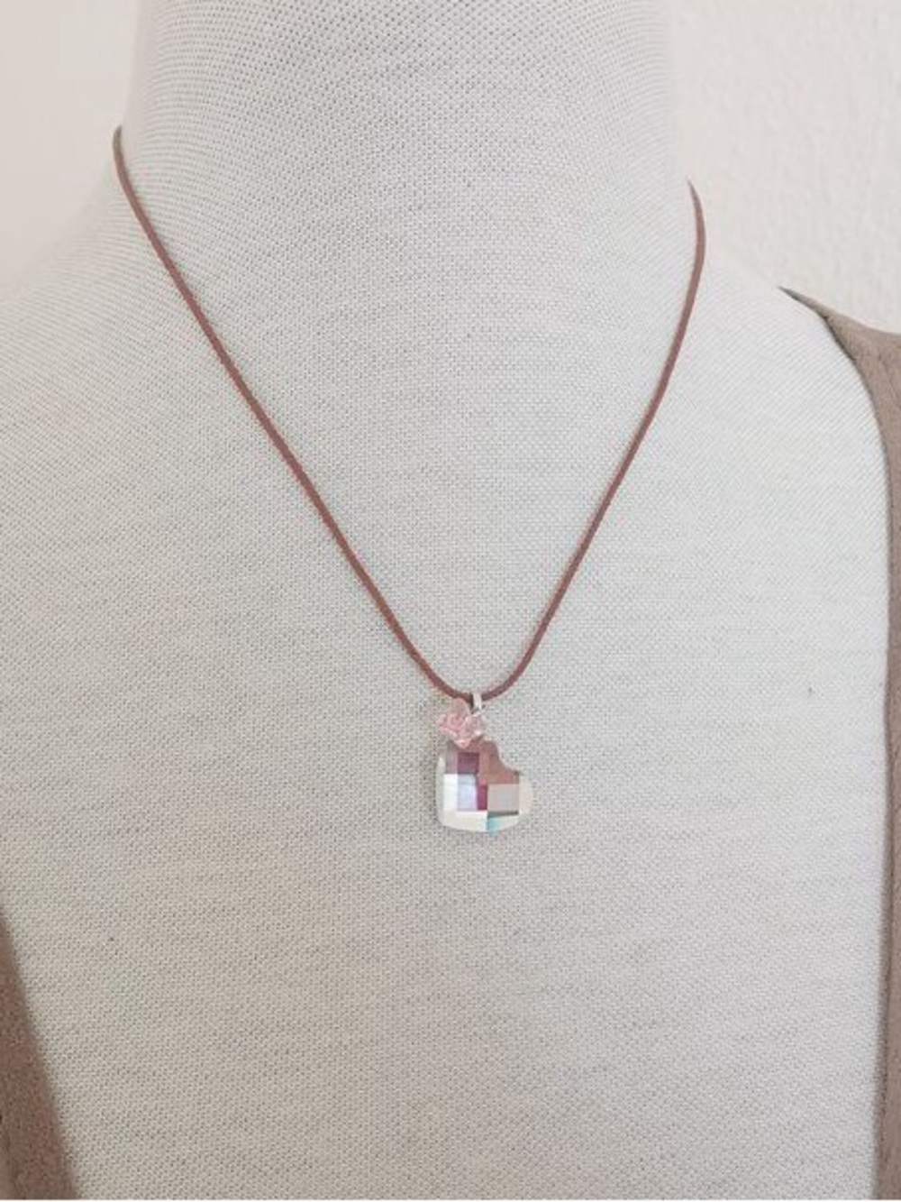 Swarovski heart necklace